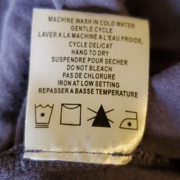 Puli Shirt Top Blouse Tunic Long Sleeve Purple Rouching Woman's WOMAN'S EXTRA LG - Picture 8 of 10